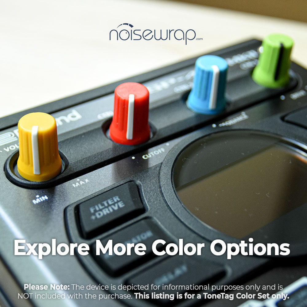 Sunset Orange - ToneTag Knob Set (4-Pack)