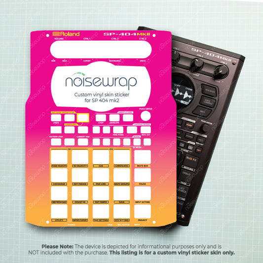 Sunset Gradient - Vinyl Skin for SP 404 mk2
