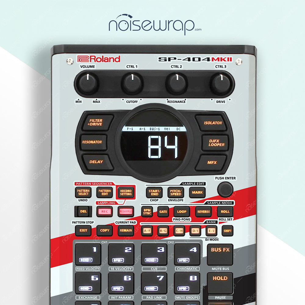 Racing Stripes - Vinyl Skin for SP 404 mk2