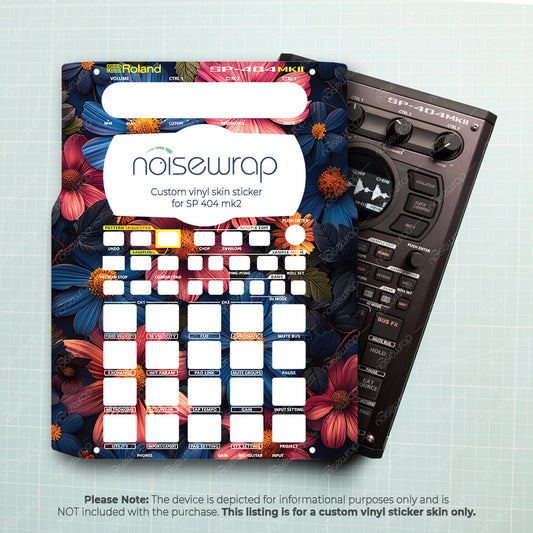 Vintage Floral - Vinyl Skin for SP 404 mk2