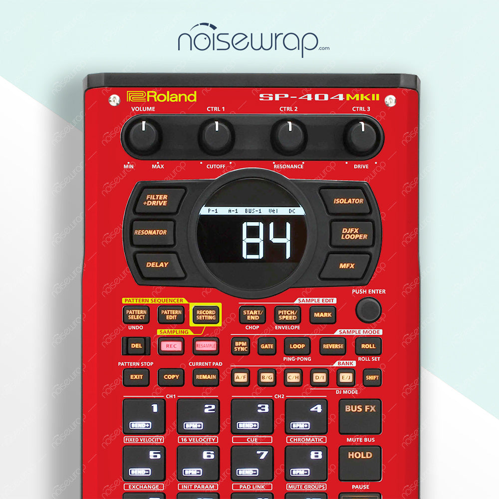 Crimson Blaze - Vinyl Skin for SP 404 mk2
