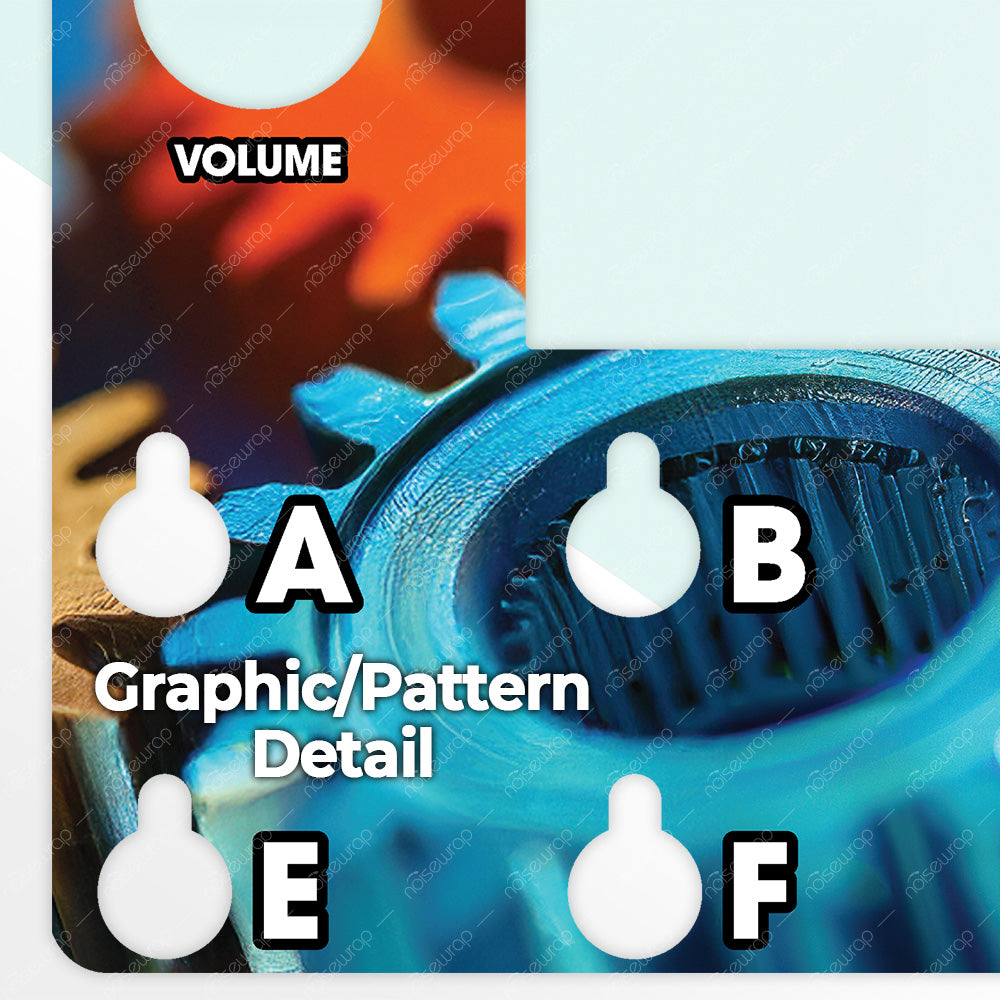 Colorful Gears - Vinyl Skin for QC
