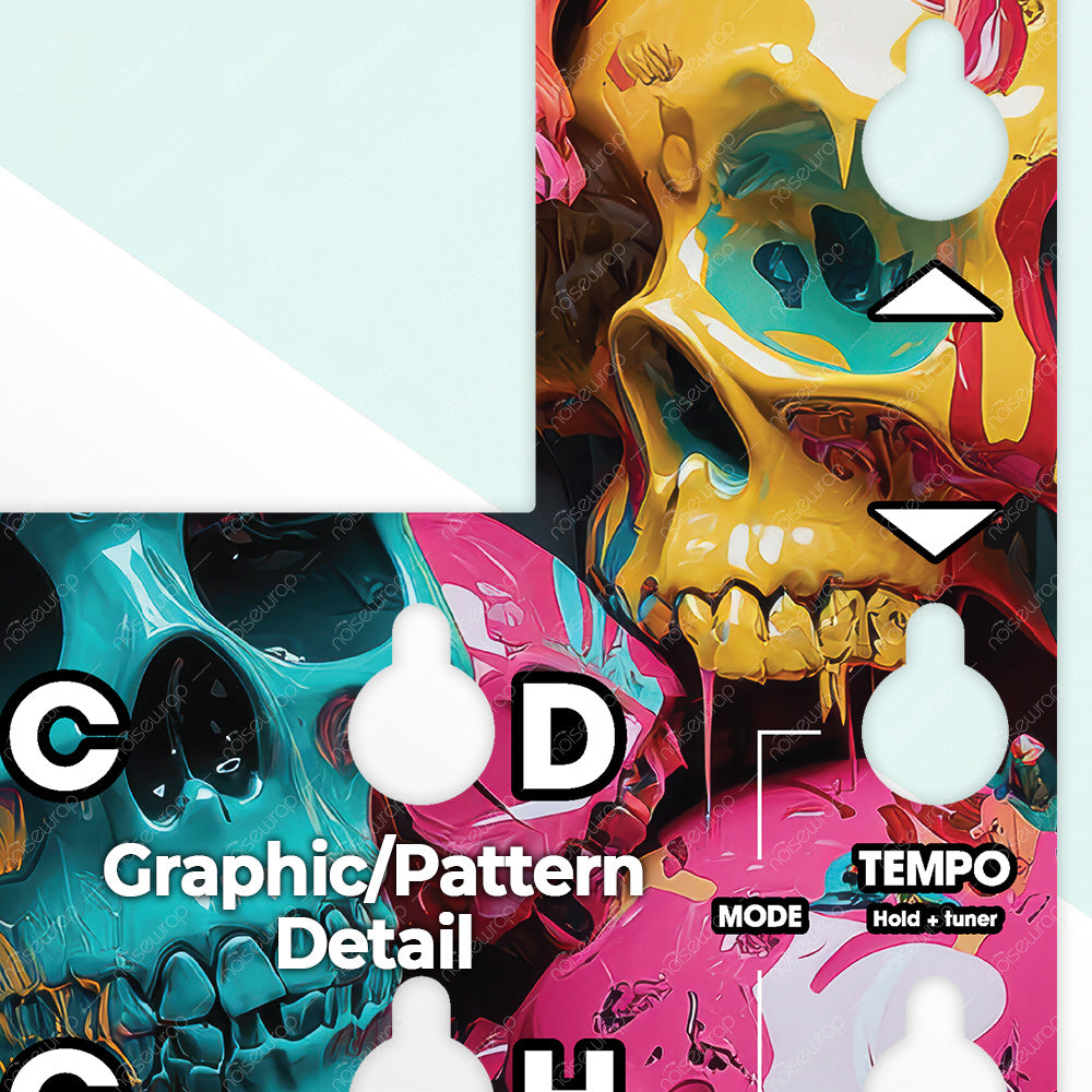 Acrylic Skulls - Vinyl Skin for QC