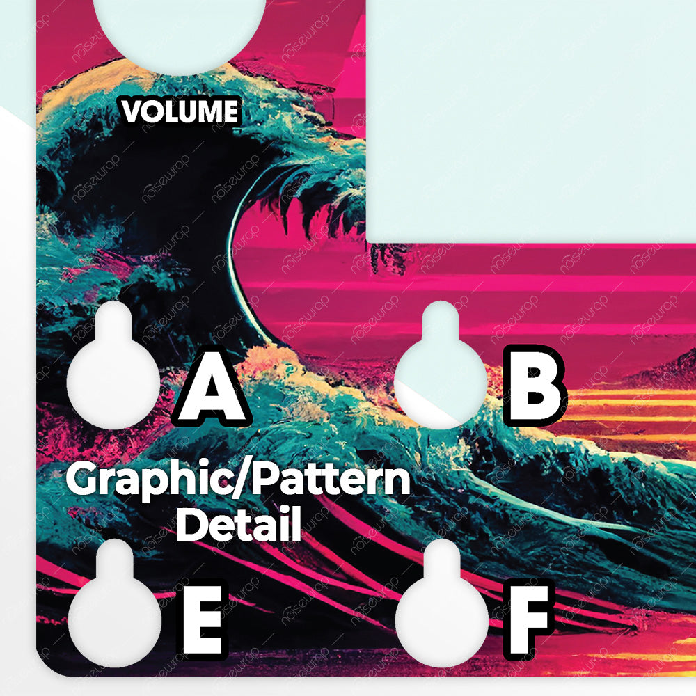 Retro Landscape - Vinyl Skin for QC