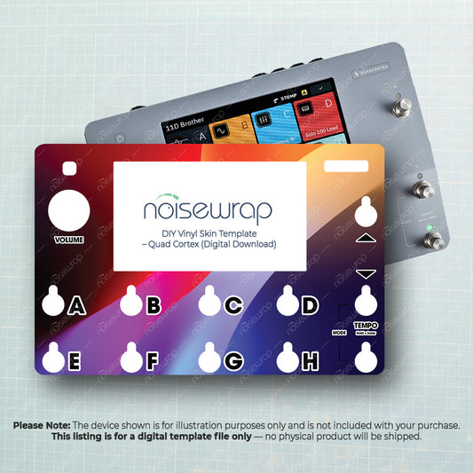 Abstract Wave Gradient - Vinyl Skin for QC