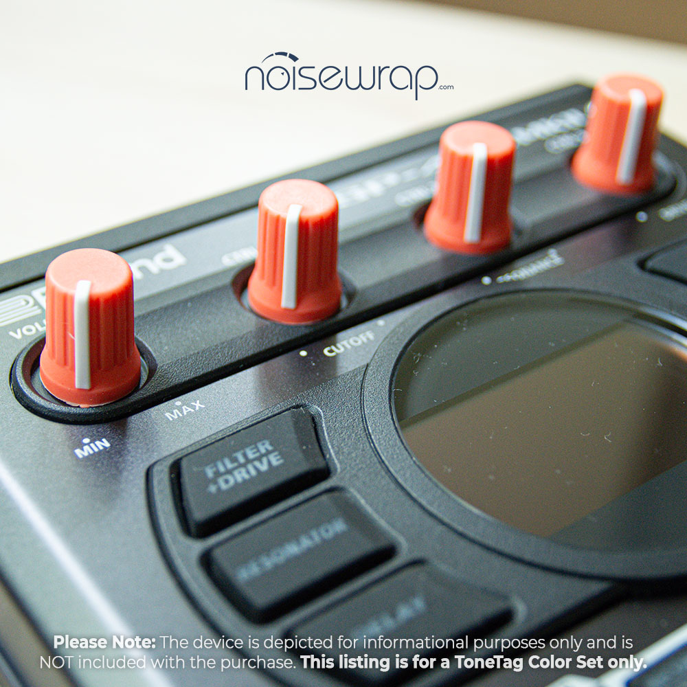 Sunset Orange - ToneTag Knob Set (4-Pack)