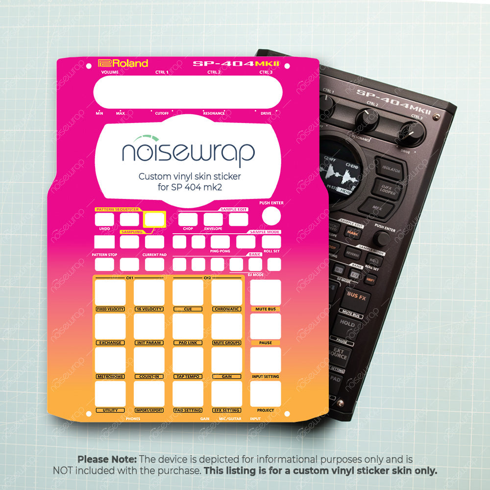 Sunset Gradient - Vinyl Skin for SP 404 mk2