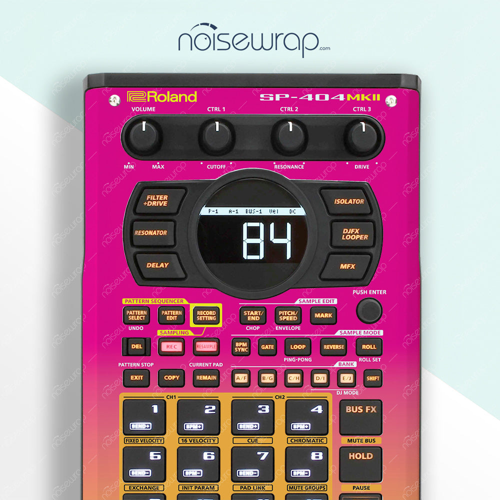 Sunset Gradient - Vinyl Skin for SP 404 mk2