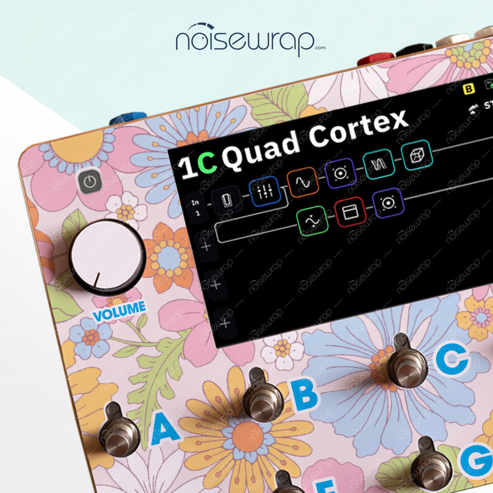 Floral Delight - Vinyl Skin for QC