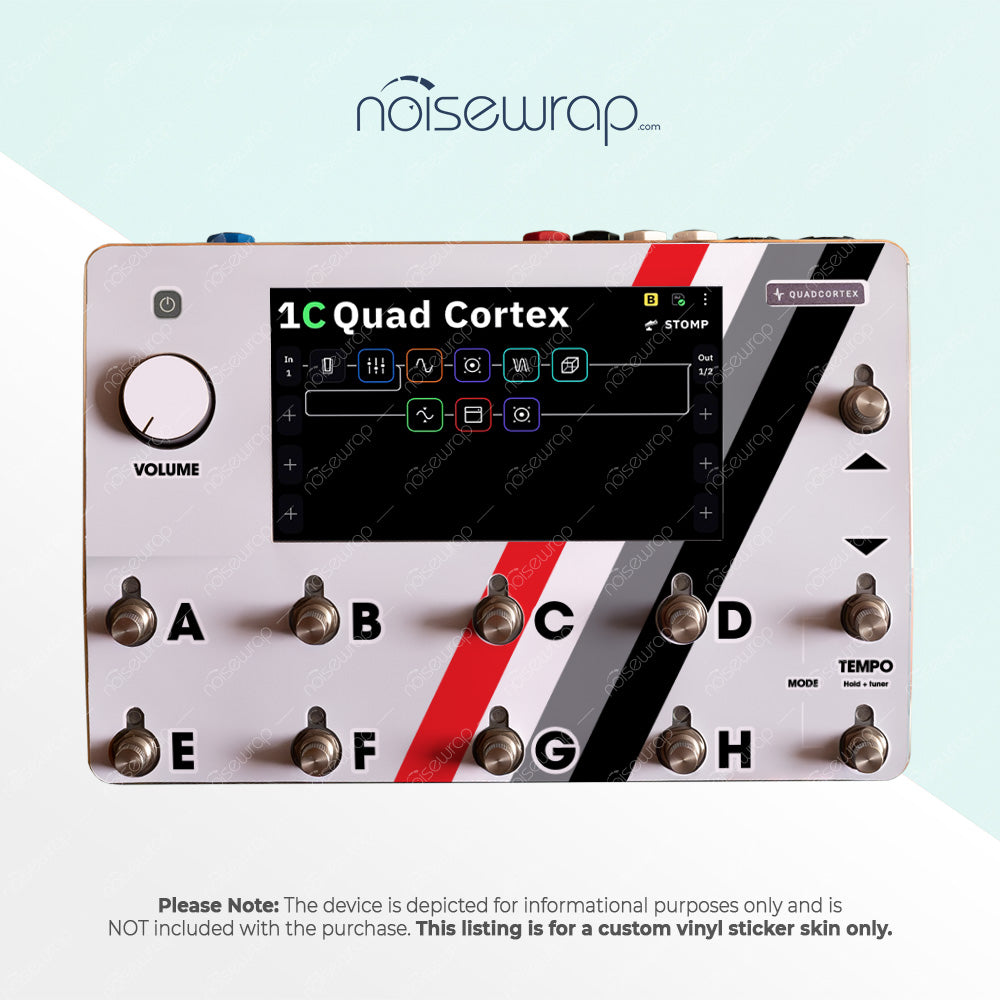 Racing Stripes - Vinyl Skin for QC