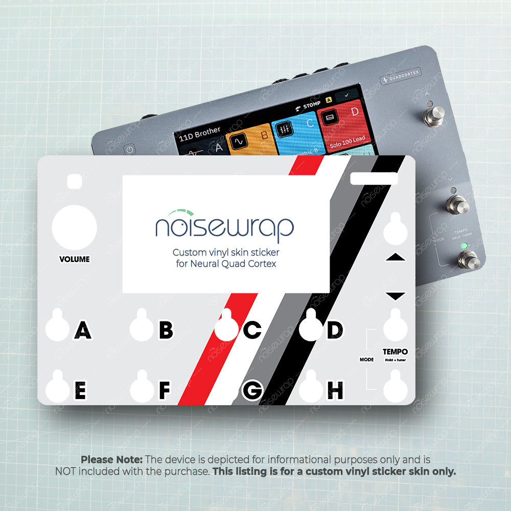 Racing Stripes - Vinyl Skin for QC