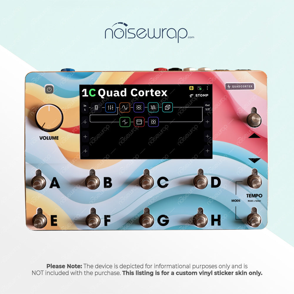 Retro Wave - Vinyl Skin for QC