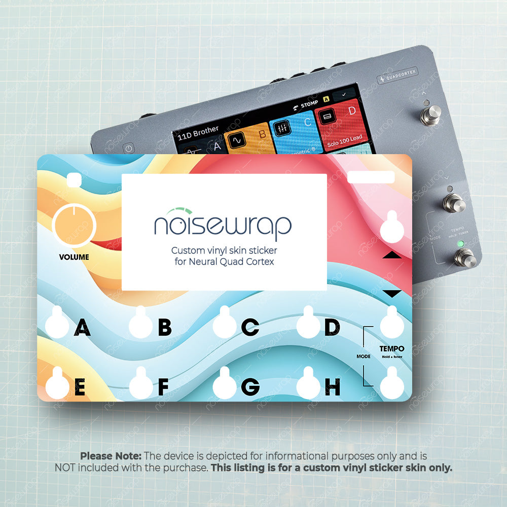 Retro Wave - Vinyl Skin for QC