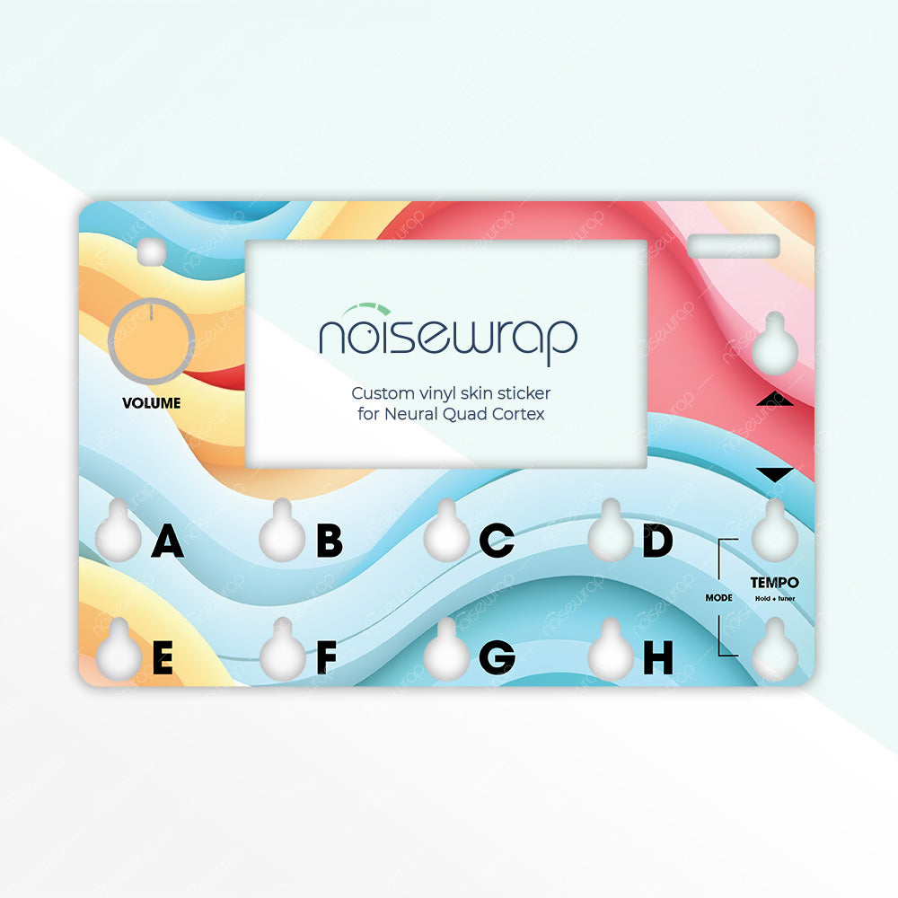 Retro Wave - Vinyl Skin for QC