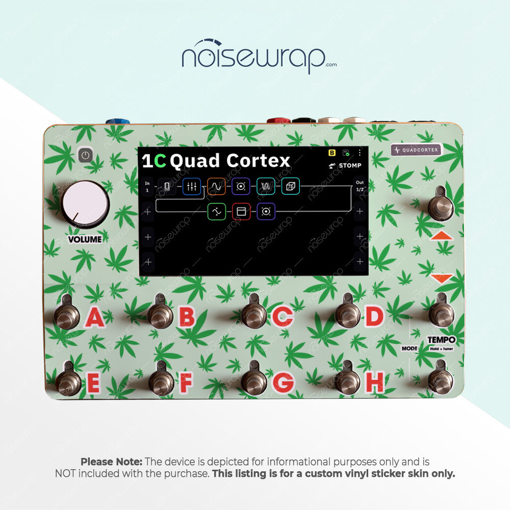 Weed Leaf - Vinyl Skin for QC