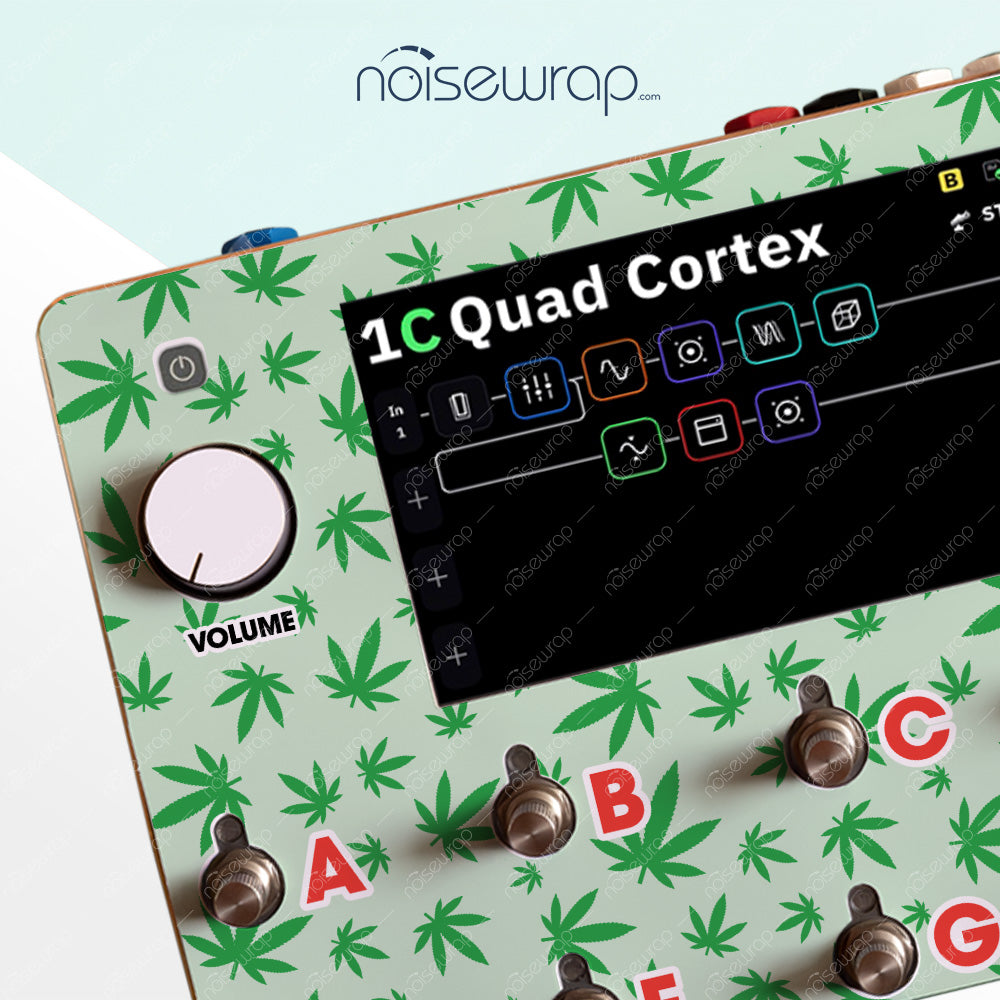 Weed Leaf - Vinyl Skin for QC