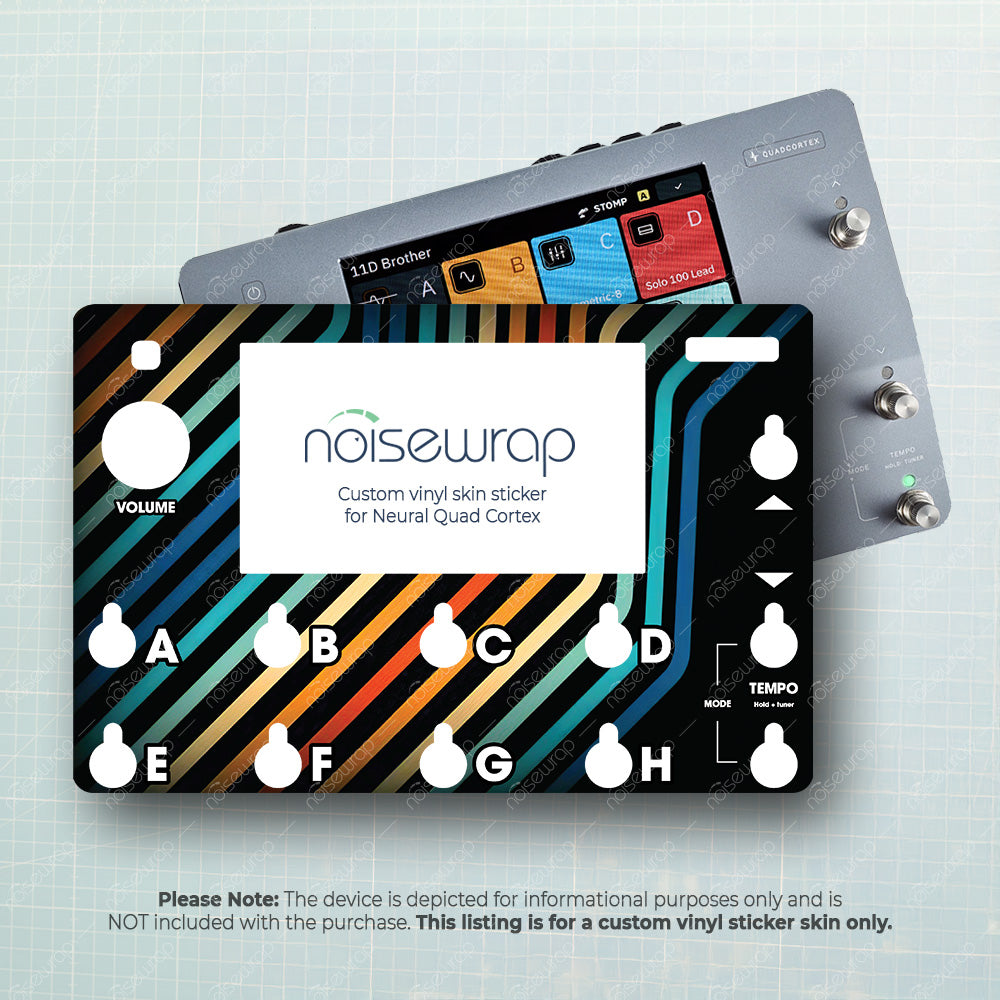 Retro Stripes - Vinyl Skin for QC