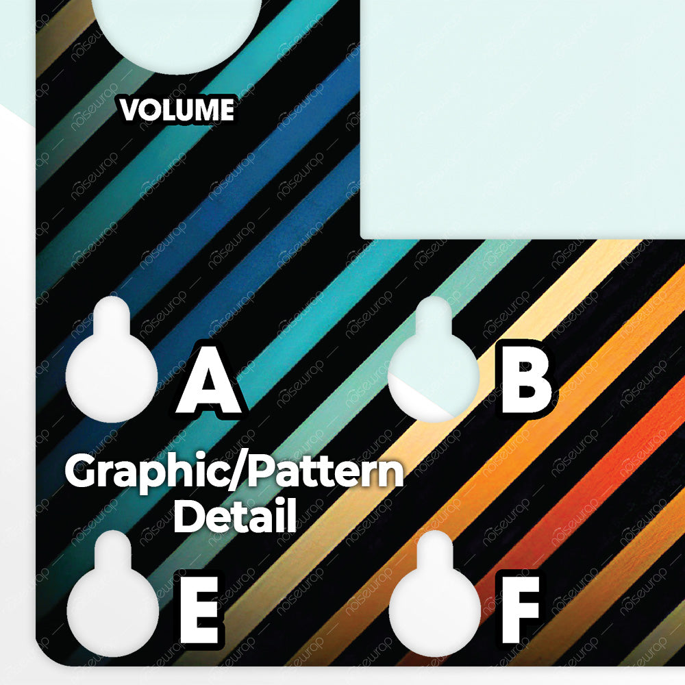 Retro Stripes - Vinyl Skin for QC