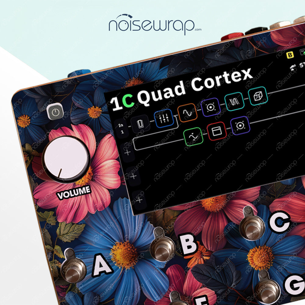 Vintage Floral - Vinyl Skin for QC – NoiseWrap