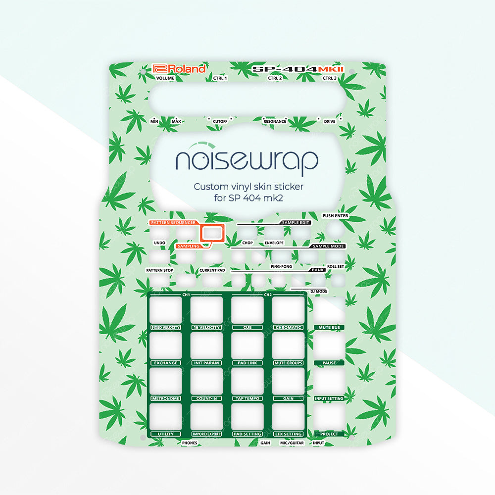Weed Leaf - Vinyl Skin for SP 404 mk2