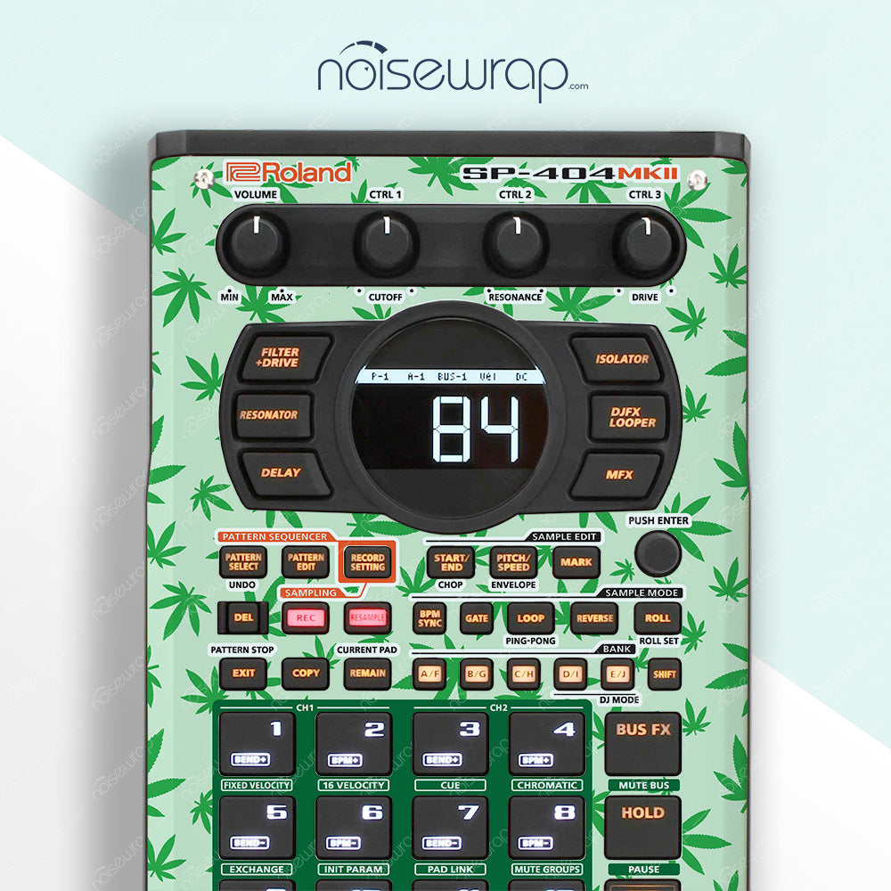 Weed Leaf - Vinyl Skin for SP 404 mk2