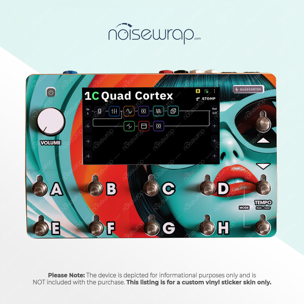 Retro Pop - Vinyl Skin for QC