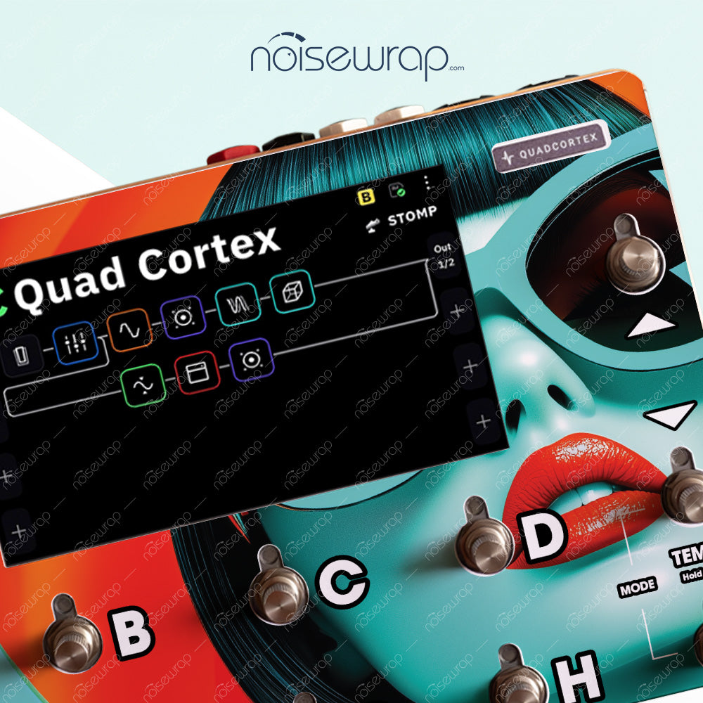 Retro Pop - Vinyl Skin for QC