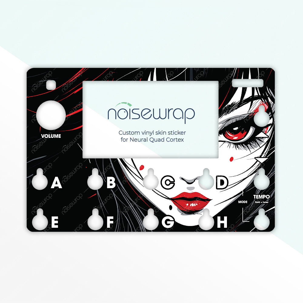 Dark Anime Portrait - Vinyl Skin for QC