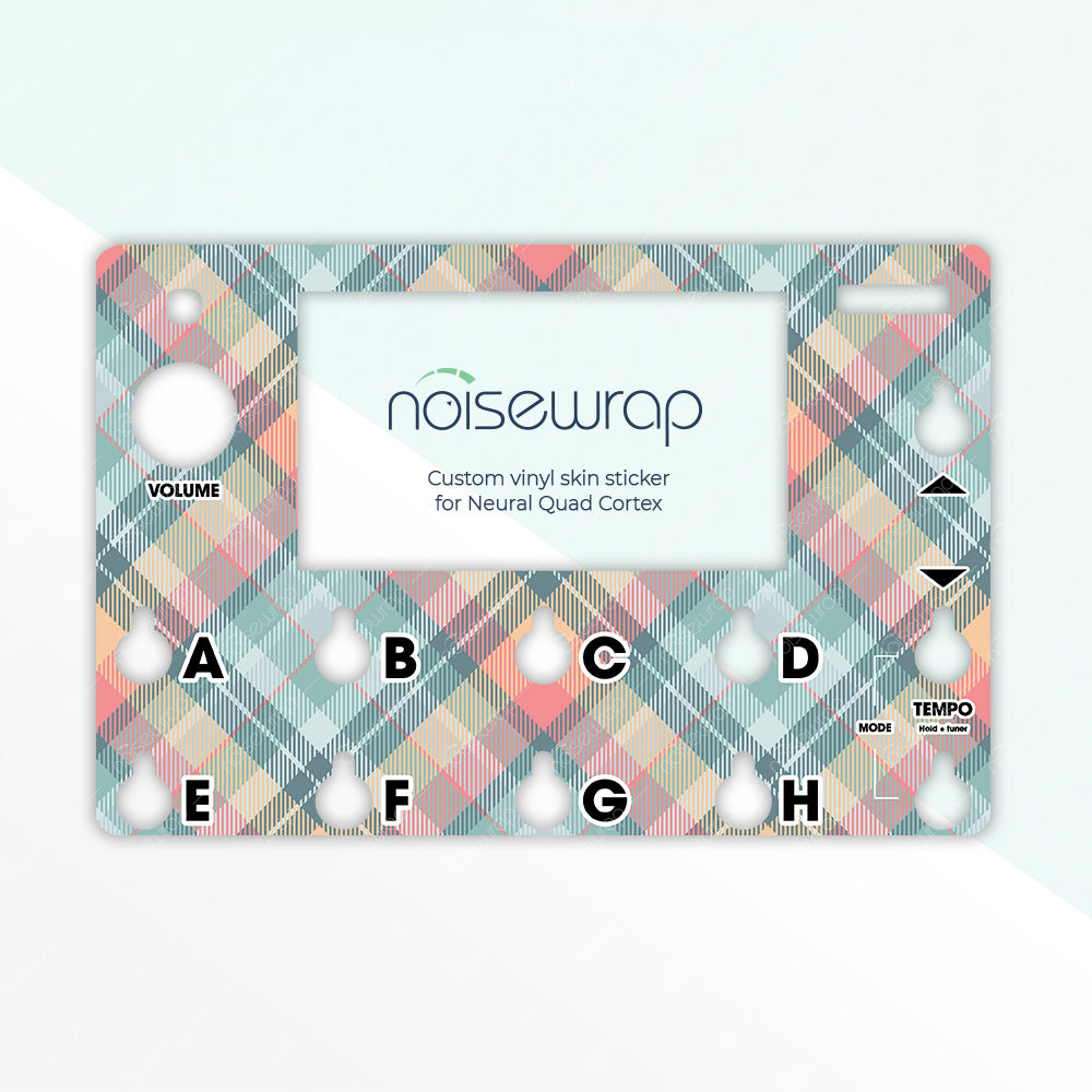 Retro Plaid - Vinyl Skin for QC