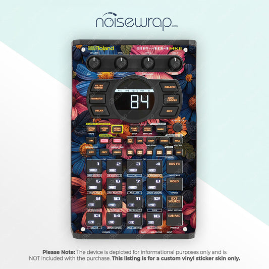 Vintage Floral - Vinyl Skin for SP 404 mk2