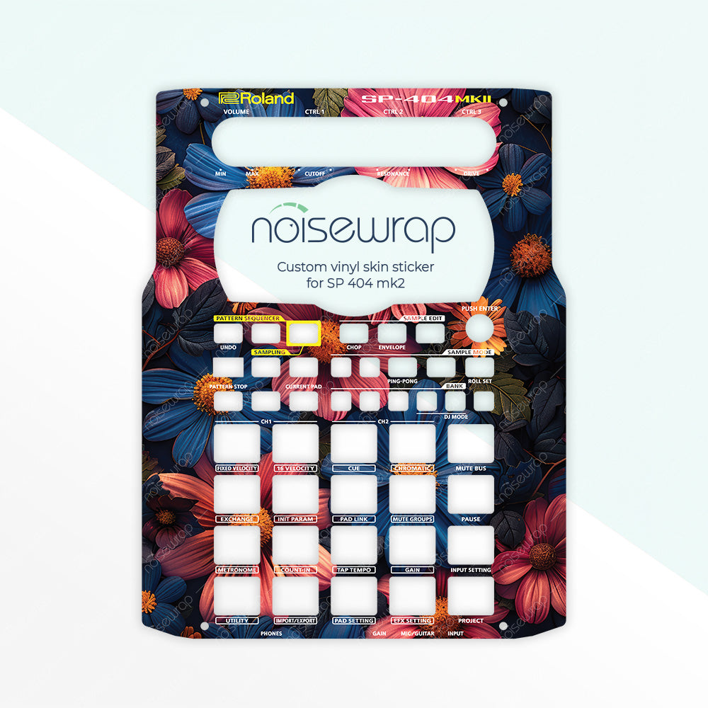 Vintage Floral - Vinyl Skin for SP 404 mk2