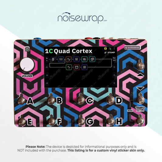 Neon Maze - Vinyl Skin for QC