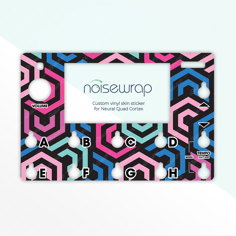 Neon Maze - Vinyl Skin for QC