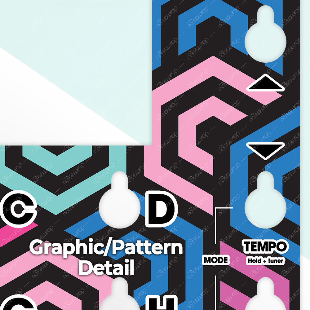 Neon Maze - Vinyl Skin for QC