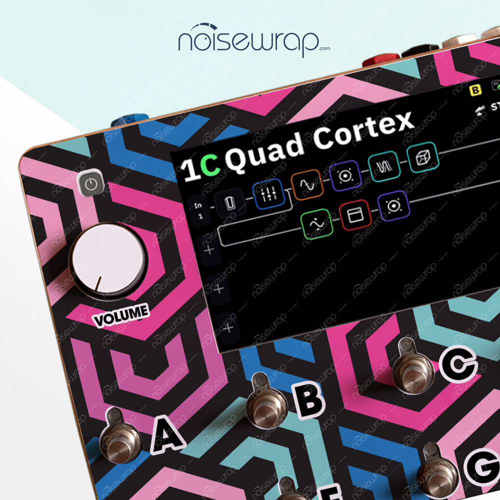 Neon Maze - Vinyl Skin for QC