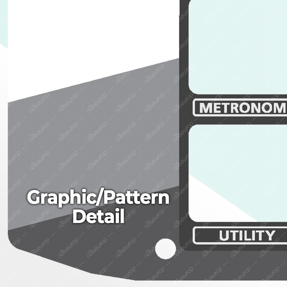 Monochrome Retro Stripes - Vinyl Skin for SP 404 mk2