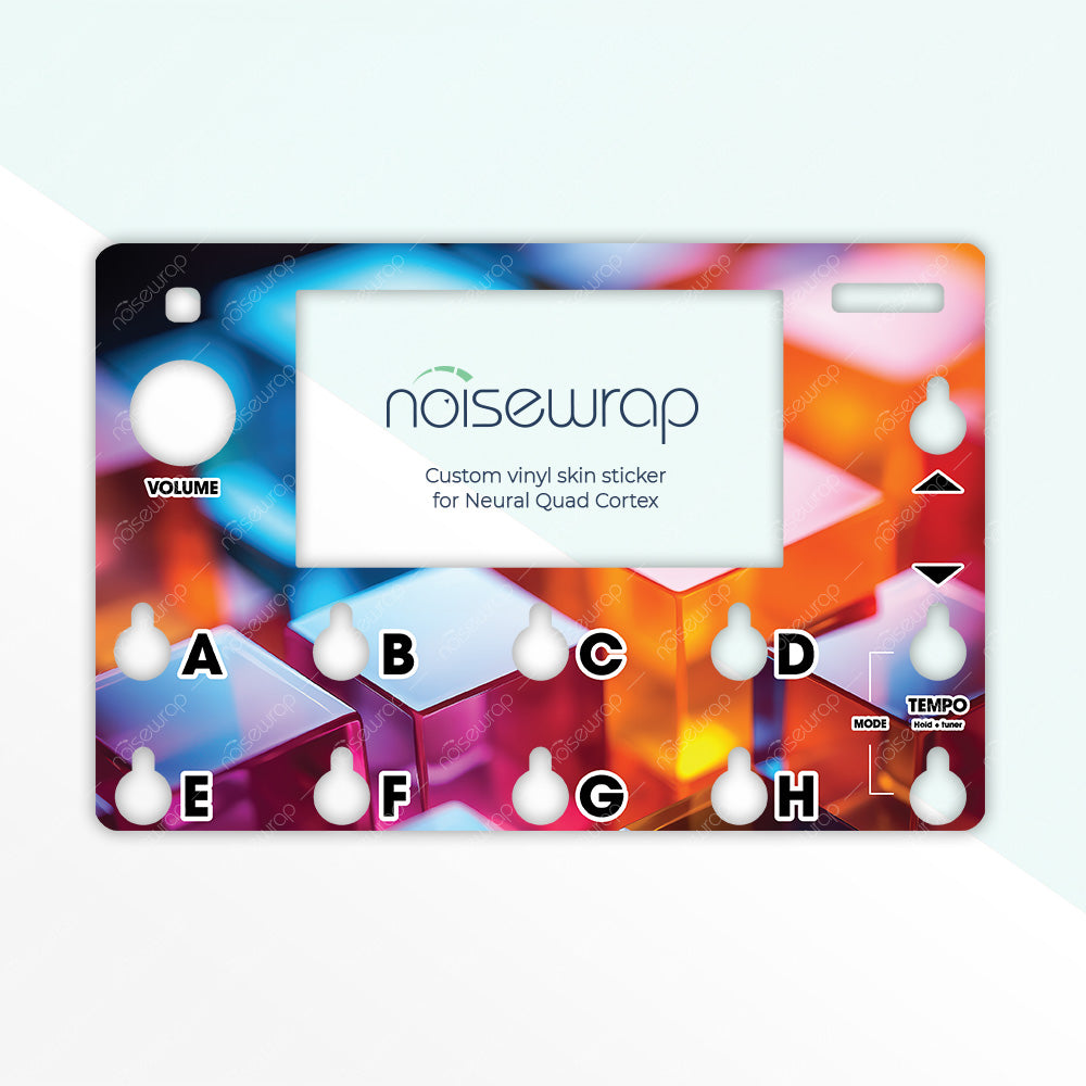 Acrylic Color Cube - Vinyl Skin for QC