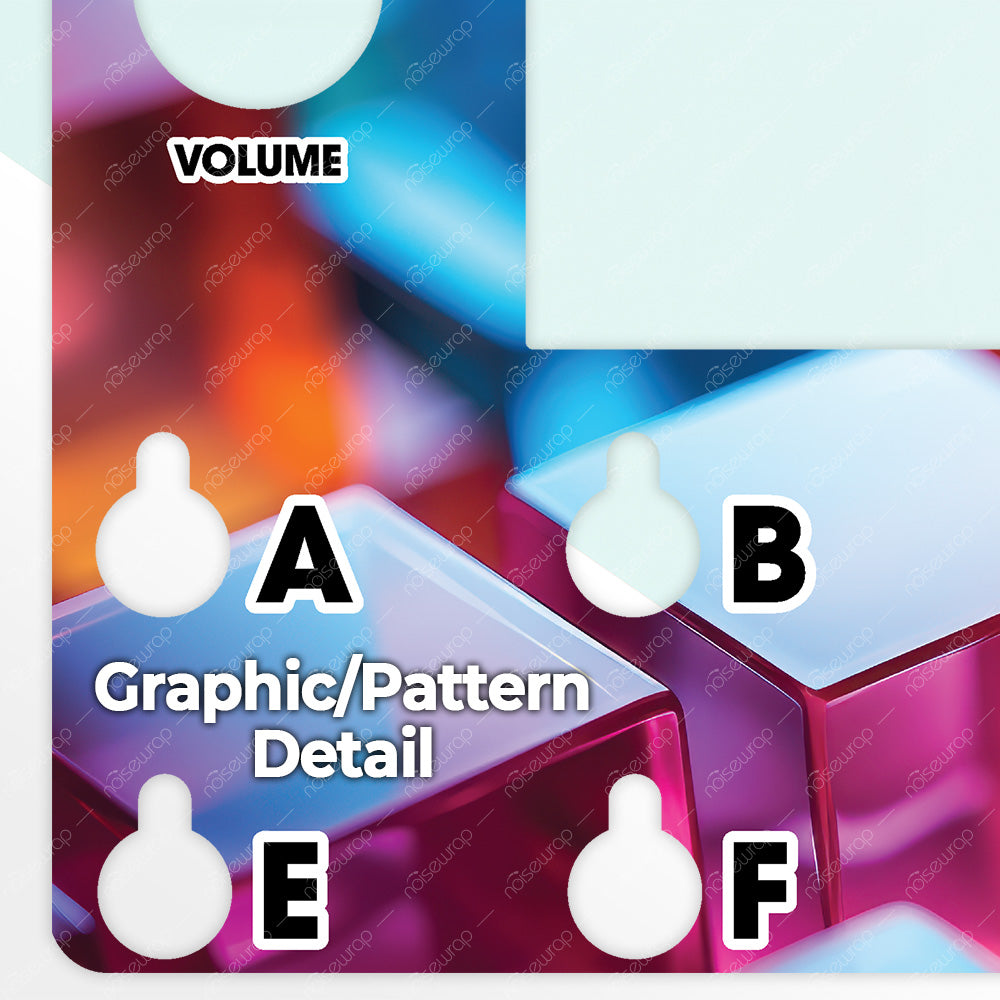 Acrylic Color Cube - Vinyl Skin for QC