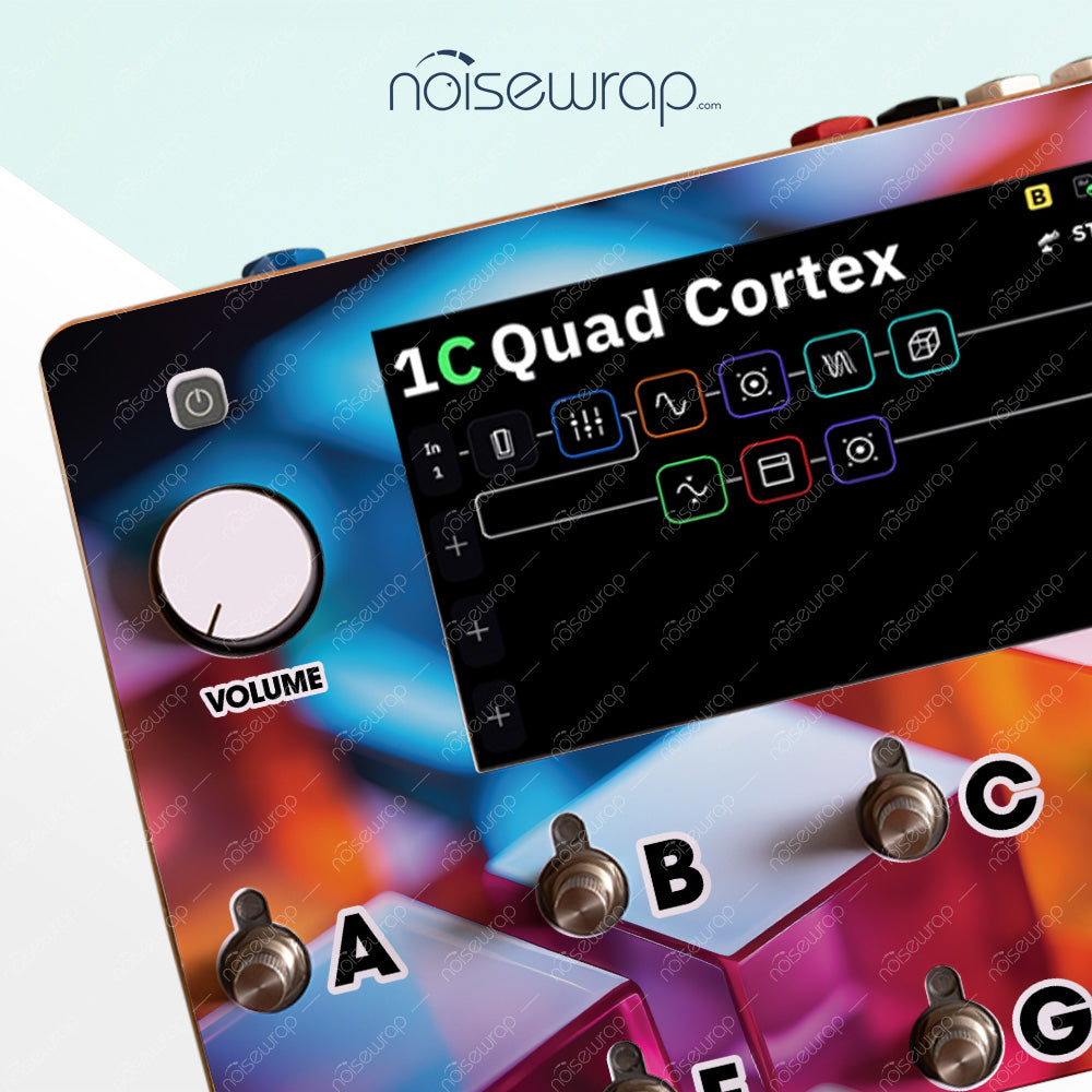 Acrylic Color Cube - Vinyl Skin for QC