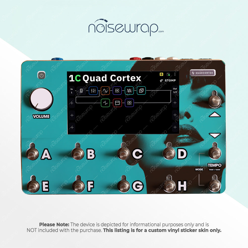 Teal Muse - Vinyl Skin for QC