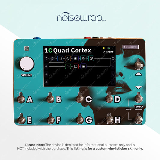 Teal Muse - Vinyl Skin for QC