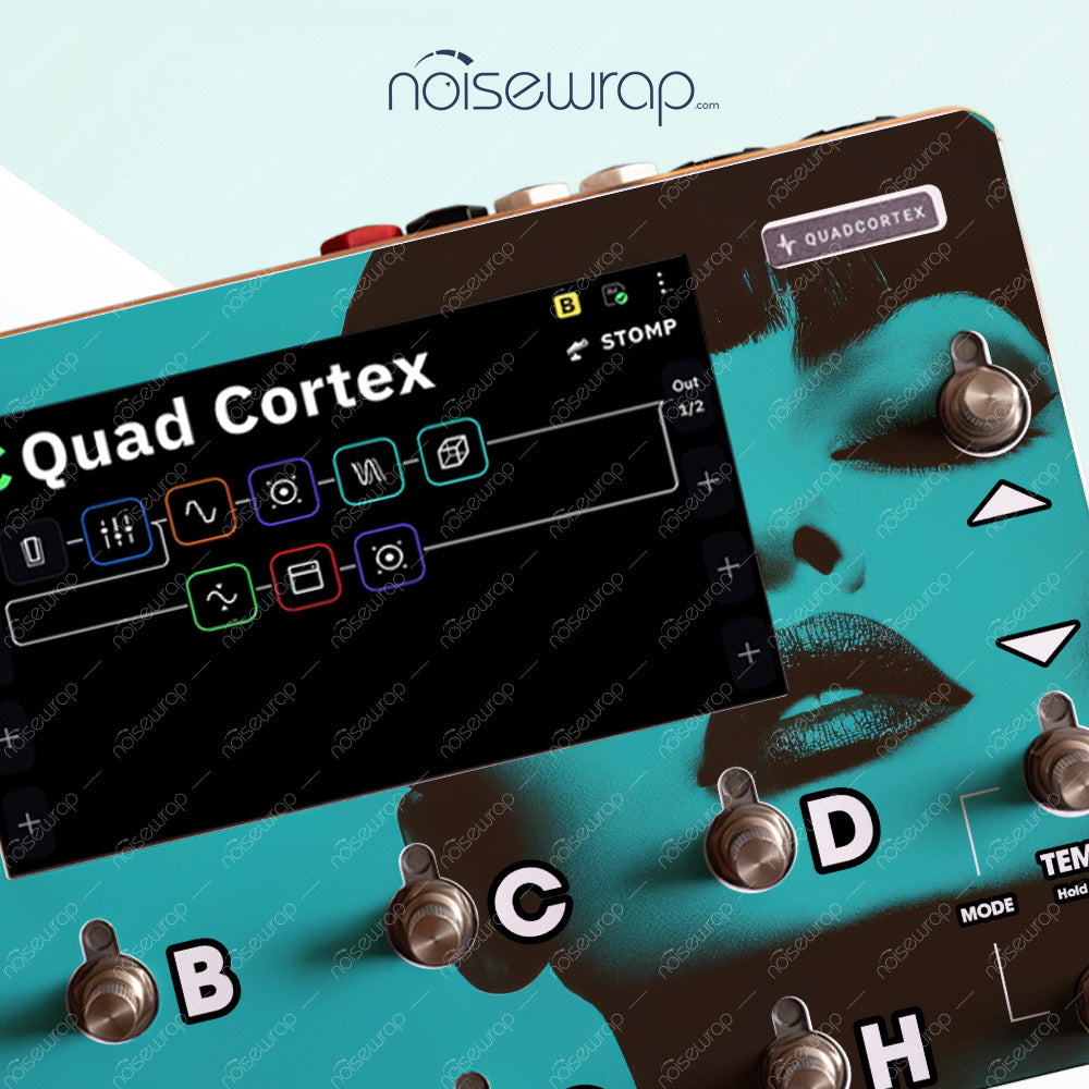 Teal Muse - Vinyl Skin for QC