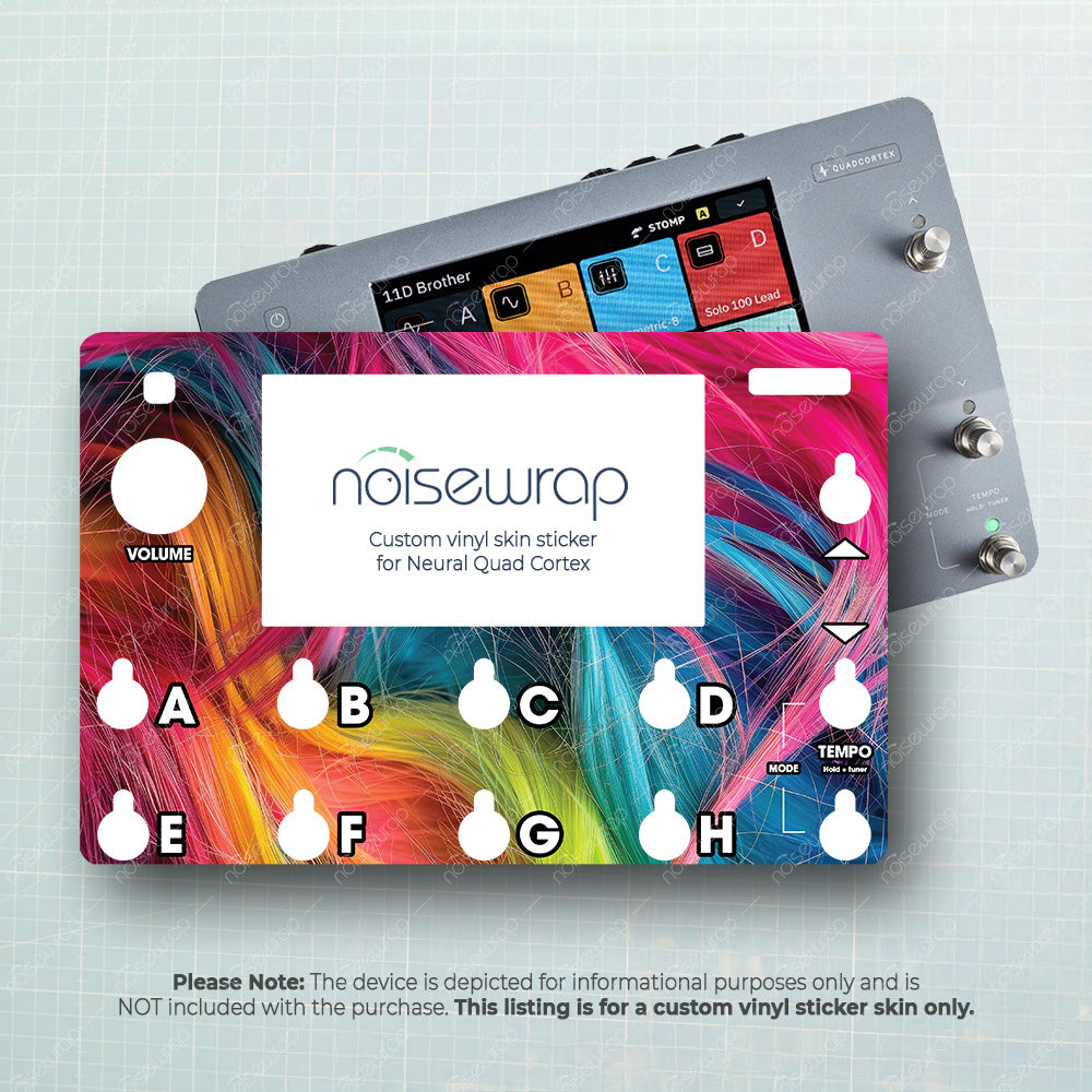 Rainbow Hair - Vinyl Skin for QC