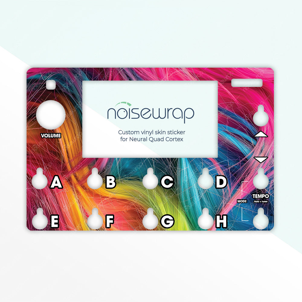 Rainbow Hair - Vinyl Skin for QC