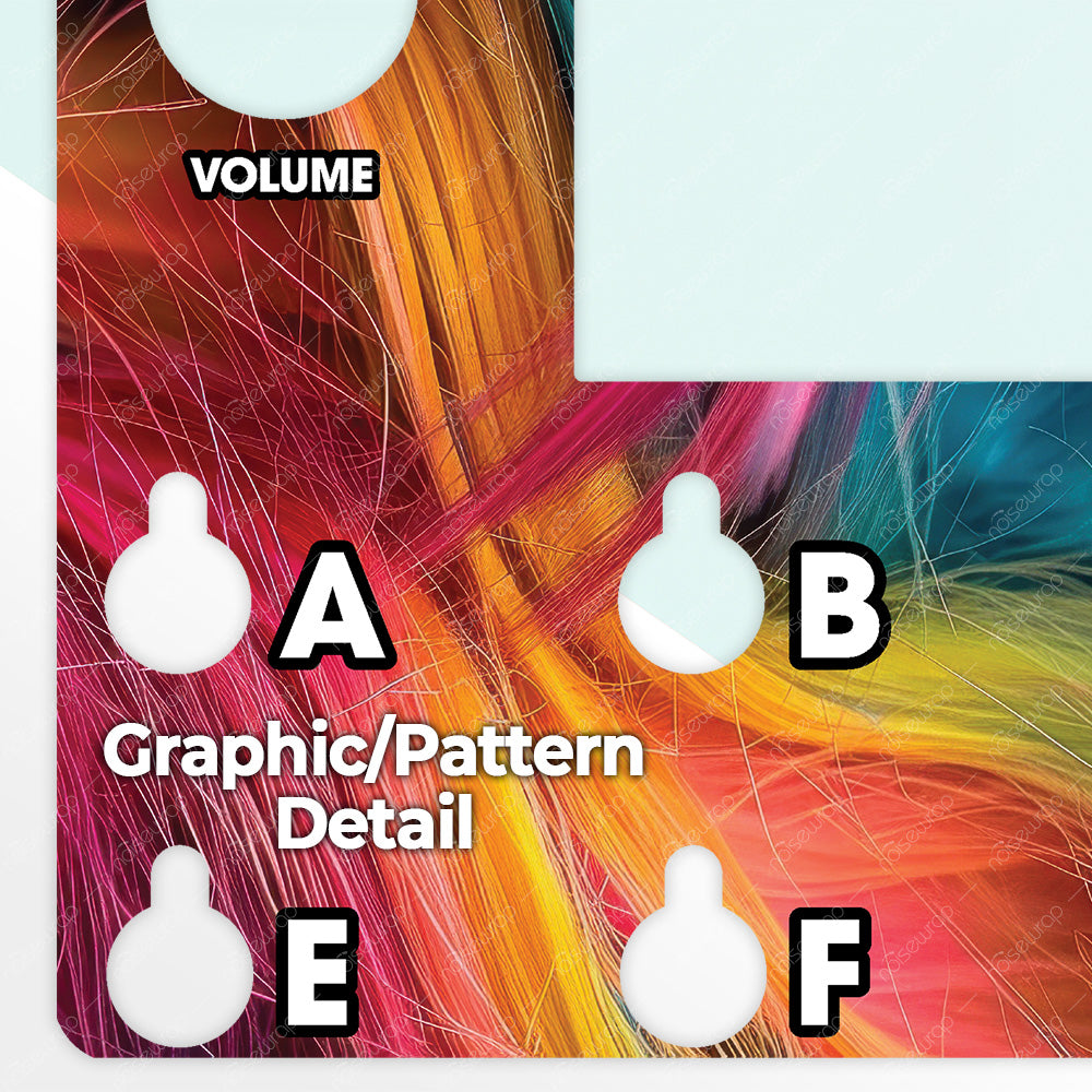 Rainbow Hair - Vinyl Skin for QC