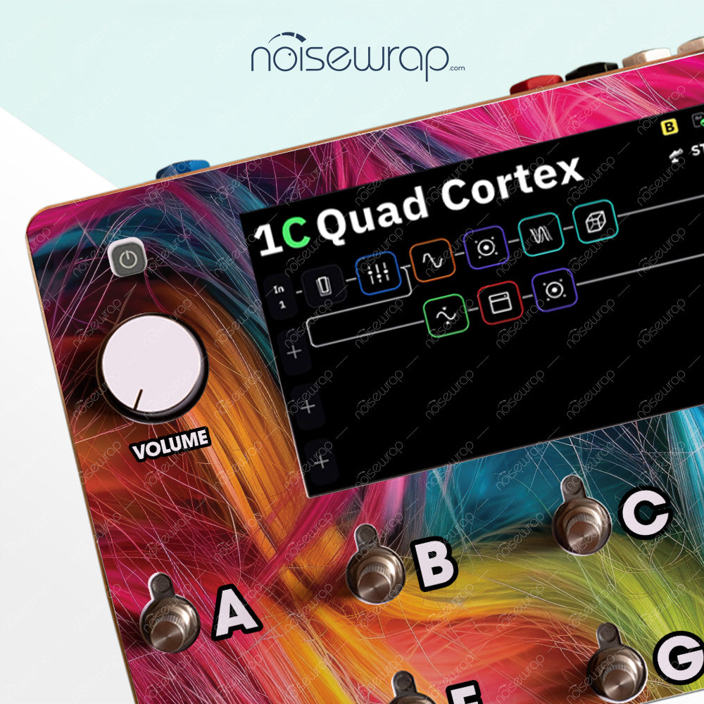 Rainbow Hair - Vinyl Skin for QC