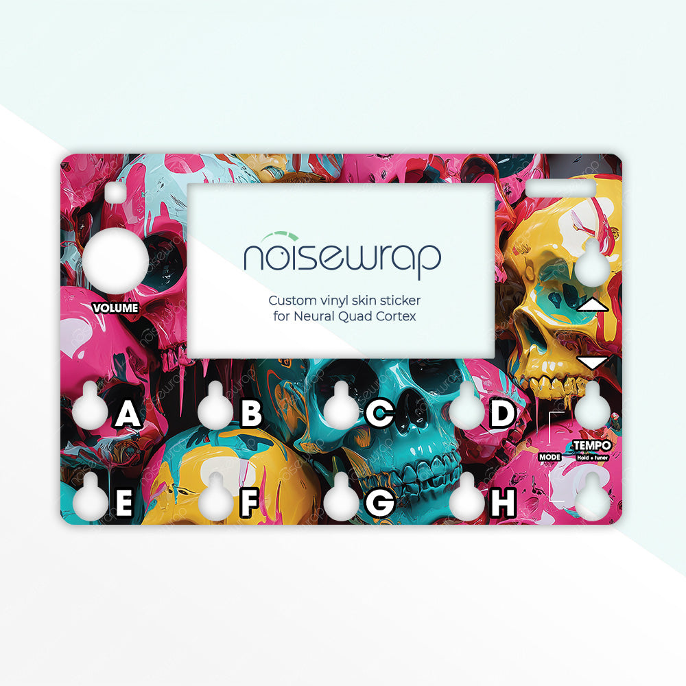 Acrylic Skulls - Vinyl Skin for QC