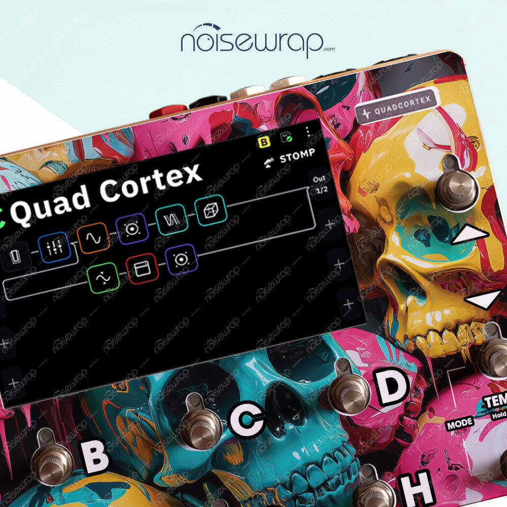 Acrylic Skulls - Vinyl Skin for QC