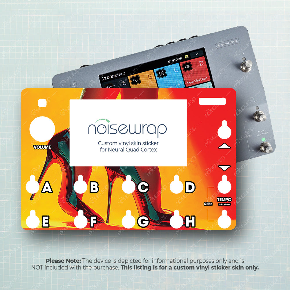 Black Stilettos - Vinyl Skin for QC