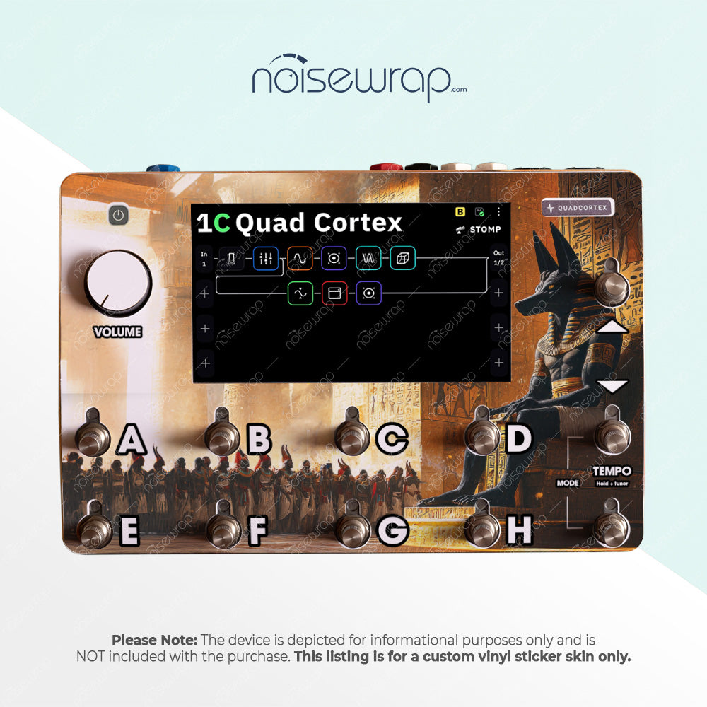 Anubis's Temple - Vinyl Skin for QC